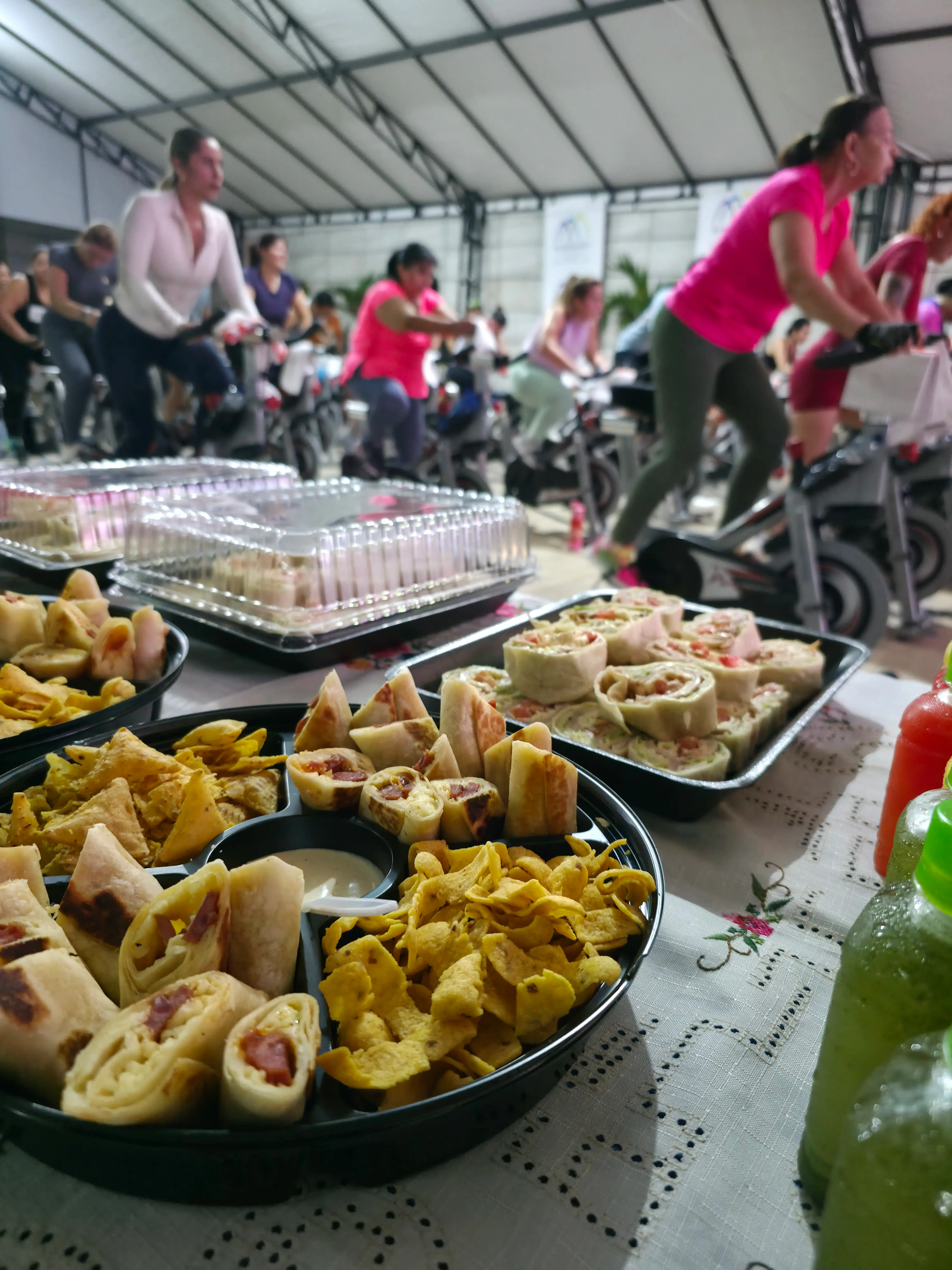 Wraps preparados por Mr Wrap para catering